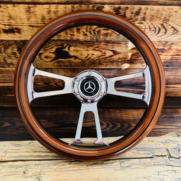 Real Wood Steering Wheel Mercedes Benz