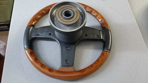 BBS wood steering Wheel 360mm Mercedes W123 W201 no Amg Lorinser Brabus - Image 3