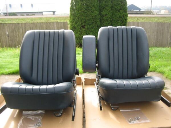 Mercedes W107 R107 C107 450SLC Blue Seats - Image 7
