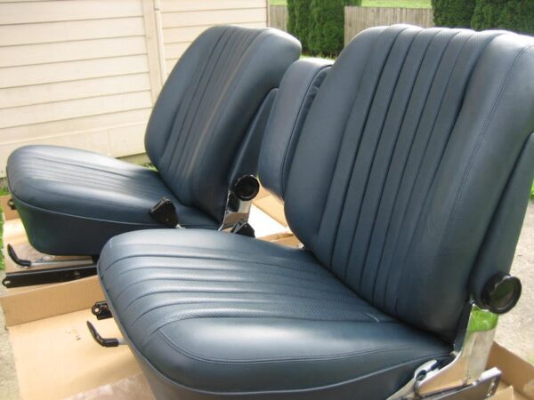 Mercedes W107 R107 C107 450SLC Blue Seats - Image 9