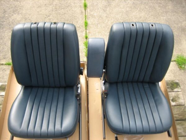 Mercedes W107 R107 C107 450SLC Blue Seats - Image 3