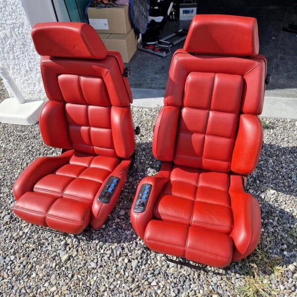 Original RECARO Classic C81 Seats in RED leather like new