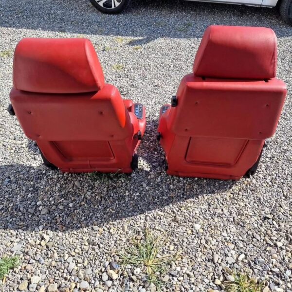 Original RECARO Classic C81 Seats in RED leather like new - Image 5