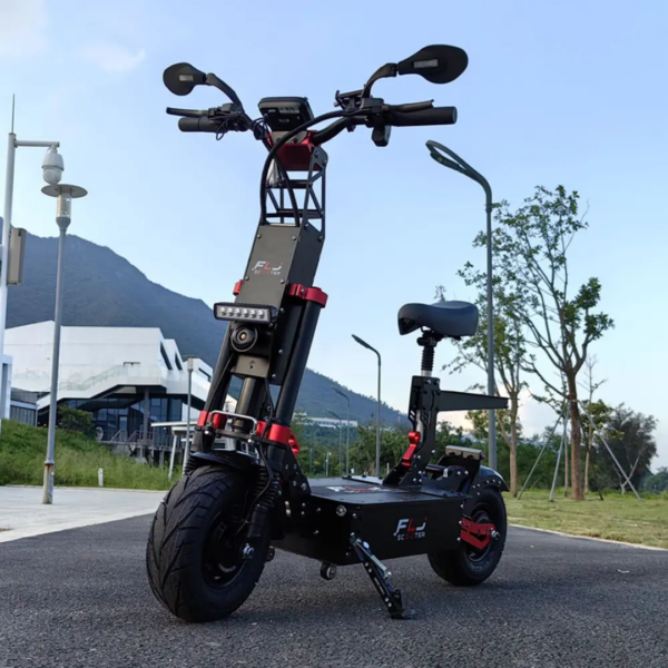 FLJ Scooter K13 12000w 72v 13 Inch Tubeless Tire Electric Scooter with App Top Speed 75mph Scooter for Adults - Image 2