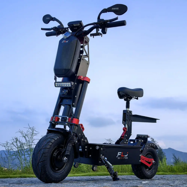FLJ Scooter K13 12000w 72v 13 Inch Tubeless Tire Electric Scooter with App Top Speed 75mph Scooter for Adults - Image 4
