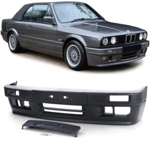 BMW E30 83-91 Front Bumper with skirt M-Technic II - ABS Plastic