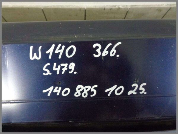 Mercedes Benz W140 S-Class front bumper 1408851025 366 BLUE S479 Original - Image 7
