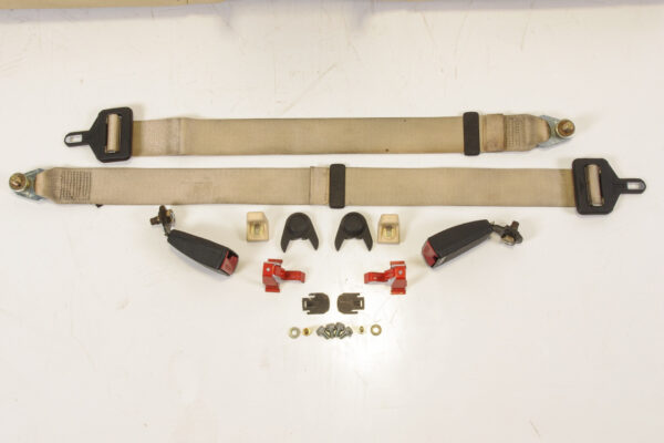 Mercedes Jump Seats - Rear Cream R129 SL - Image 5