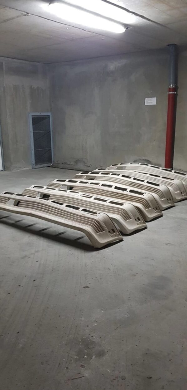MERCEDES W201 BBS FRONT SPOILER ORIGINAL NOS - Image 7
