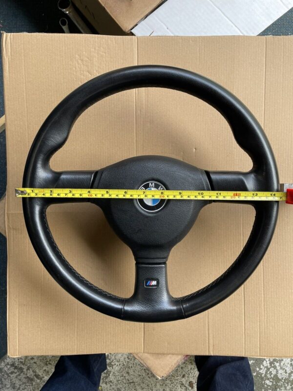 GENUINE BMW E30 M Tech 2 Steering Wheel in excellent condition (diameter 370mm). - Image 3