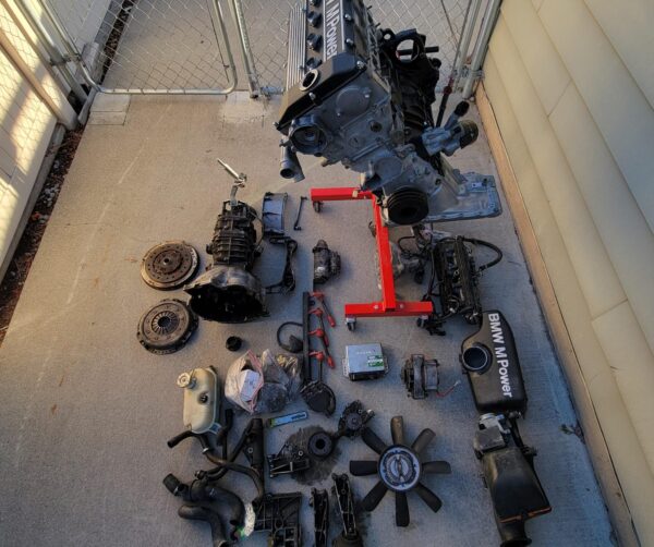 BMW S14 Engine, 5-Speed Transmission & Parts - Image 8
