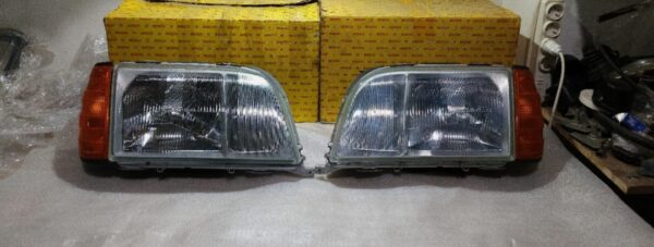 Mercedes Benz Bosch W140 S-Class Headlight Pair + Signals S500 S320 S420 NOS OEM - Image 2