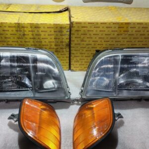 Mercedes Benz Bosch W140 S-Class Headlight Pair + Signals S500 S320 S420 NOS OEM