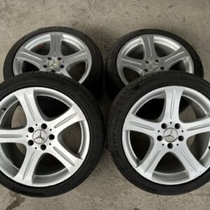Mercedes-Benz CLS W219 18-inch OEM Aluminum Wheels PCD112 8.5J Offset +28 and +18 Set of 4