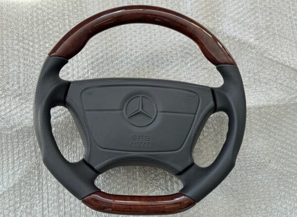 Custom Leather/Wood Steering Wheel - Image 9