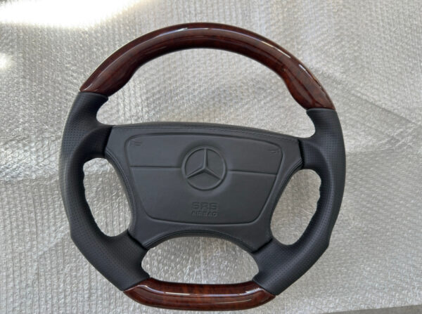 Custom Leather/Wood Steering Wheel