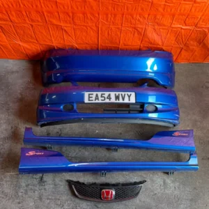HONDA CIVIC SI EP3 - UKDM FULL TYPE R LIP KIT - FRONT REAR BUMPER GRILLE SHIRTS