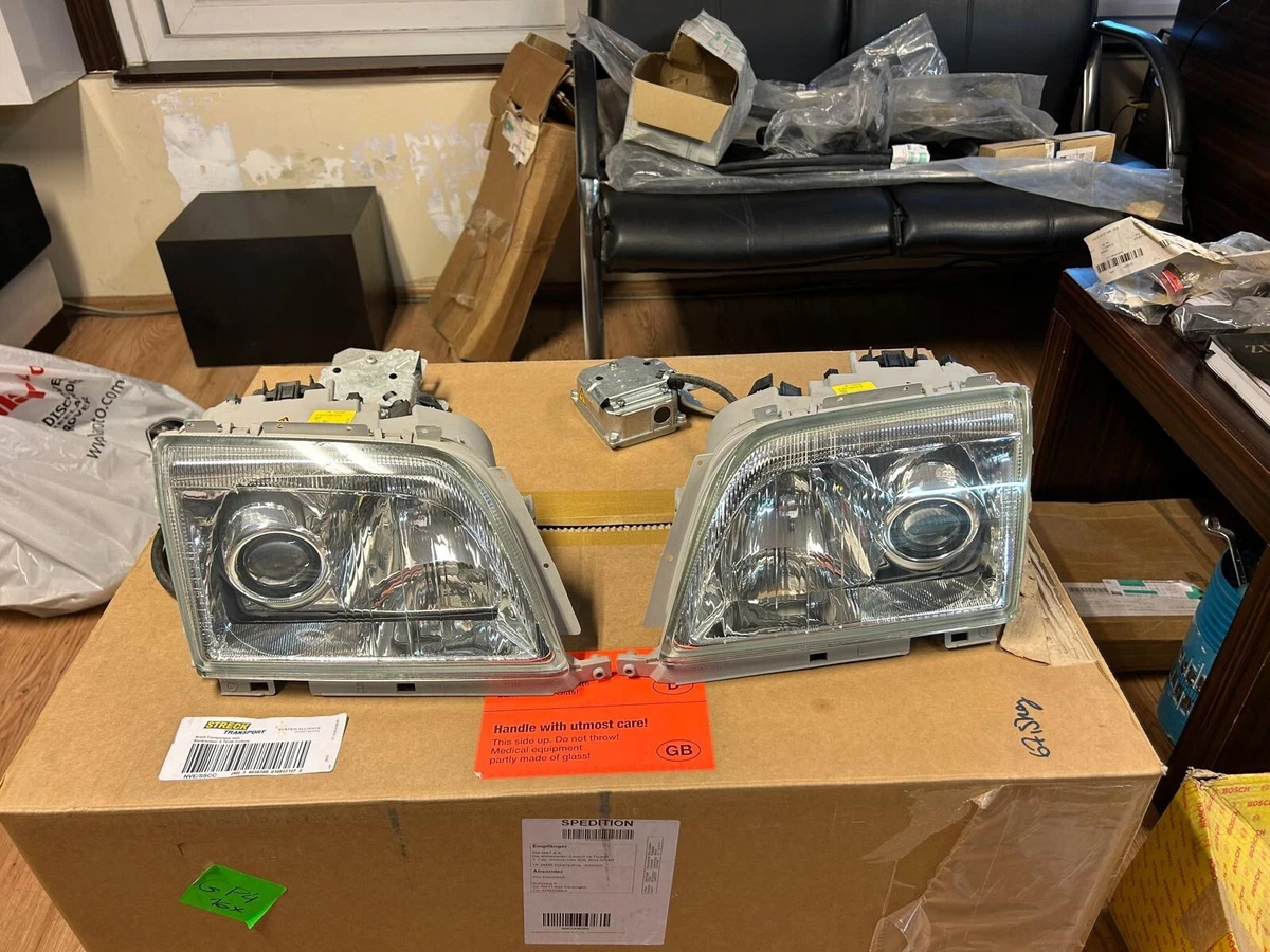 NOS NEW OEM Mercedes-Benz R129 SL Xenon Headlight Set Complete with Ballasts L/R - Image 2