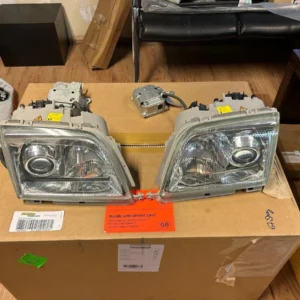 NOS NEW OEM Mercedes-Benz R129 SL Xenon Headlight Set Complete with Ballasts L/R