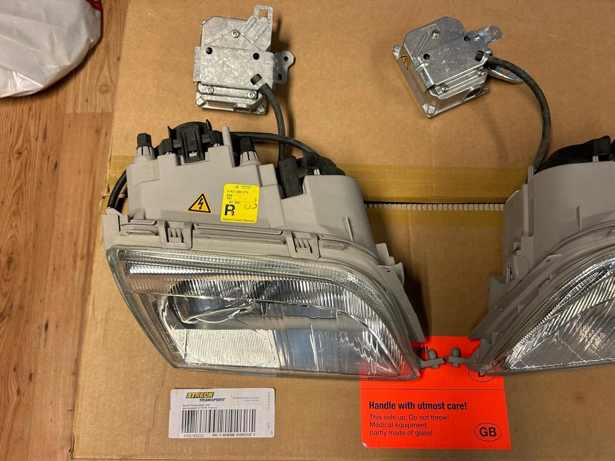 NOS NEW OEM Mercedes-Benz R129 SL Xenon Headlight Set Complete with Ballasts L/R - Image 4