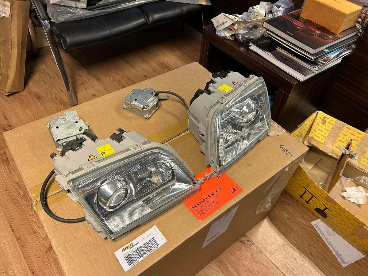 NOS NEW OEM Mercedes-Benz R129 SL Xenon Headlight Set Complete with Ballasts L/R - Image 7