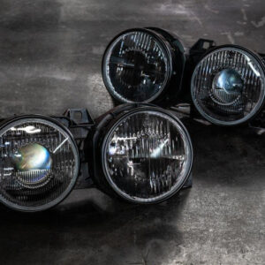 BMW E30 "Euro Smiley" DEPO Headlights with Smoked Lenses