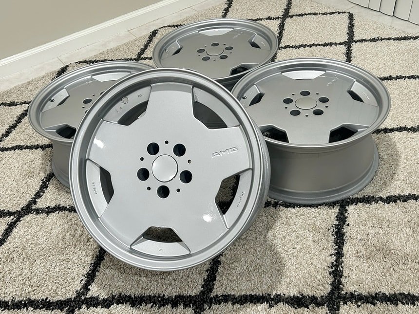 Authentic 17" AMG Aero I Monoblock Wheels for W126/R107 - Image 3