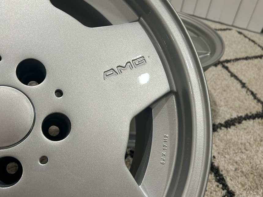 Authentic 17" AMG Aero I Monoblock Wheels for W126/R107 - Image 2